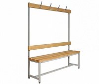 скамейка для раздевалок односторонняя 161х100х32 м767г