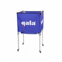 тележка для волейбольных мячей gala 2331082/xx41009, на 25-30 шт., сине-белая