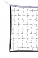 сетка волейбольная zso д=2,6 мм, ячея 100 х 100 мм, размер 1,0 х 9,5 м, верх лента 10 см