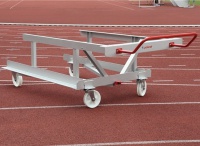 тележка для барьеров, на колесиках polanik вместимость: 20 шт hc-23