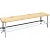 скамья для раздевалок zso без спинки 1,5 м