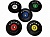 диск обрезиненный grome fitness wp-080 5кг